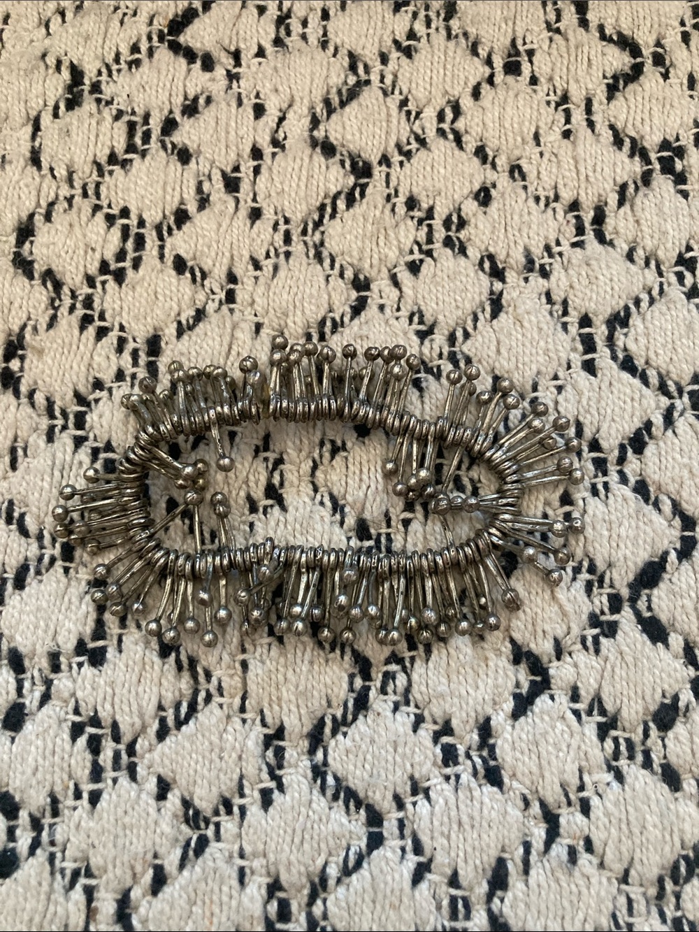 Silver-Tone Beaded Fringe Stretch Bracelet - Women Jewelry